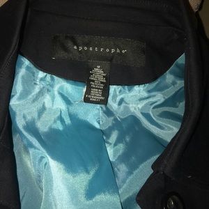 Tailored blue jacket